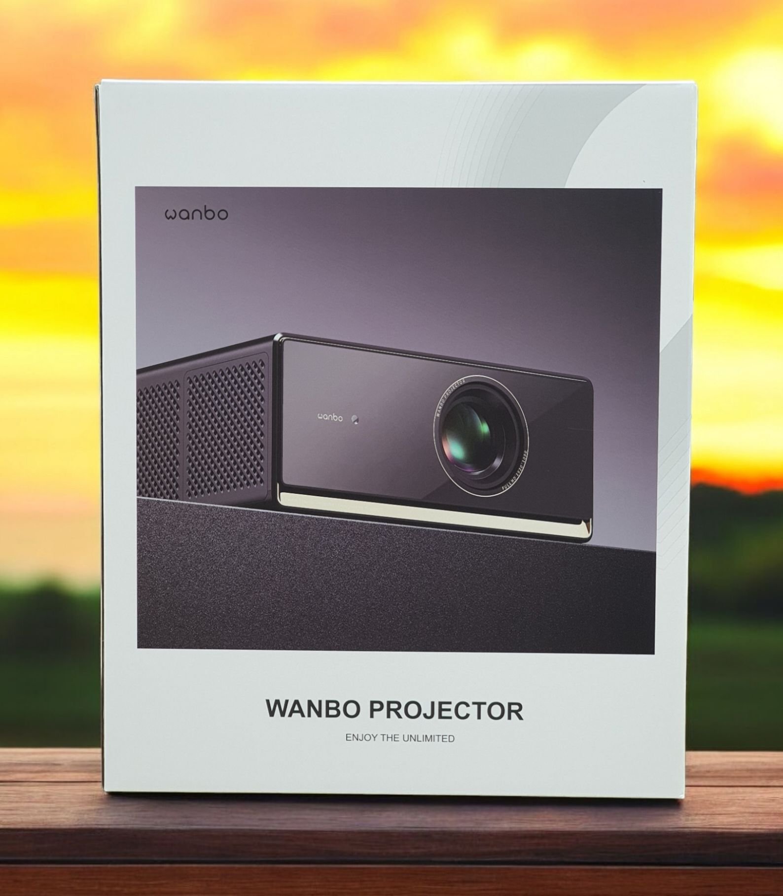 WANBO X5 PRO 1100 ANSI Smart Projector with Android 11 TV Dark Blue - Image 5