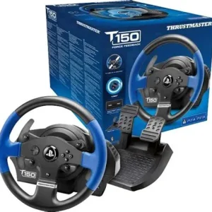 THRUSTMASTER T150 FORCE FEEDBACK STEERING WHEEL FORT PS3 & PS4-TM-WHL-T150RS
