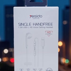 YESDIO HD VOICE CALLING SINGLE EAR HANDFREE WITH LIGHTNING CONNECTOR YH54