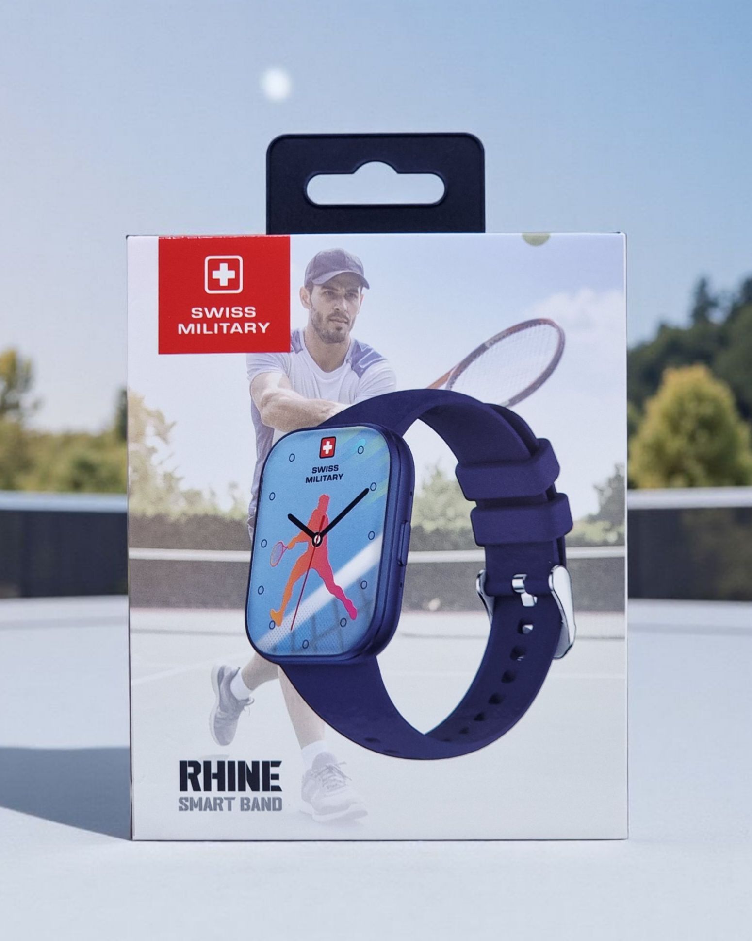SWISS MILITARY RHINE SMART BAND BLUE WITH 3 TALK SM-BAND-RHINE3-BLUFBLUS