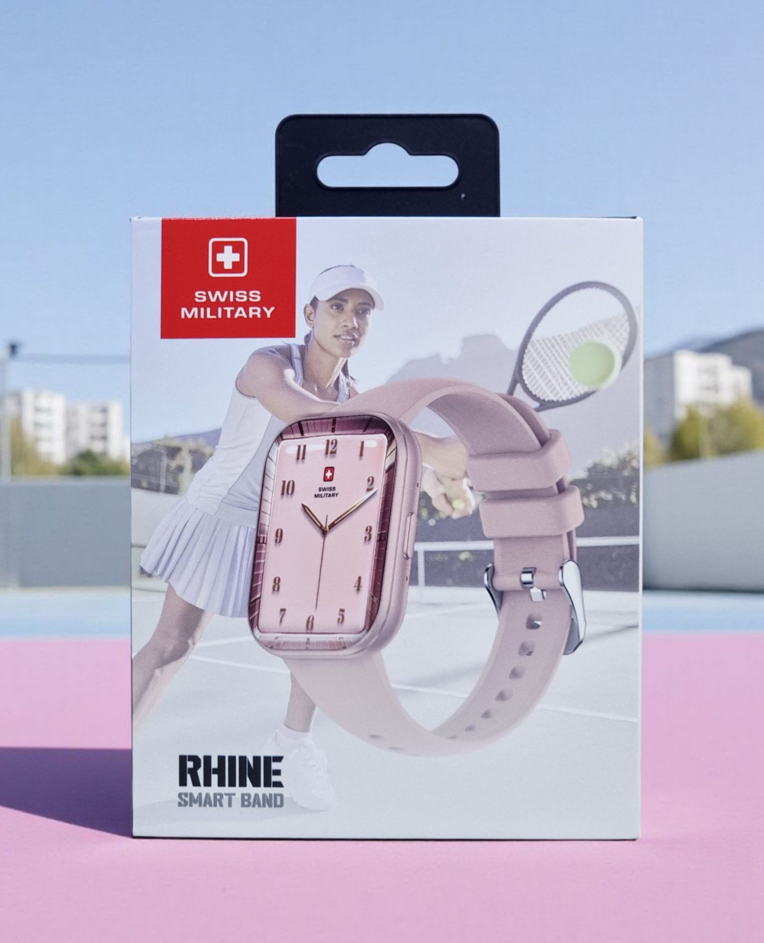 SWISS MILITARY RHINE SMART BAND PINK WITH 3 TALK SM-BAND-RHINE3-PNKFPNKS
