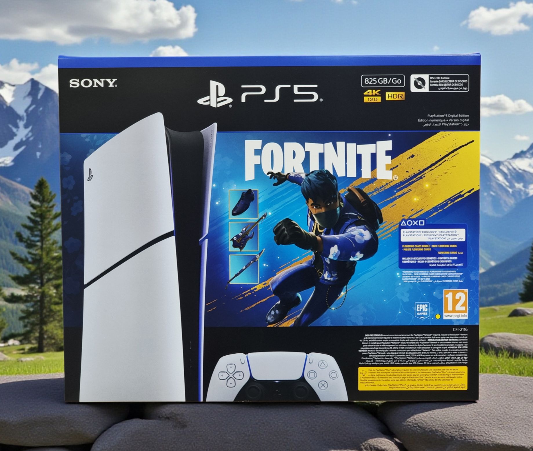 Sony PlayStation 5 Digital Console Fortnite Edition White CFI-2016 (WITHOUT GAME) - Image 3