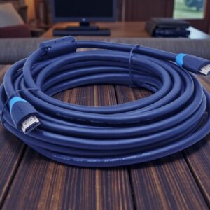 MINDPURE HDMI CABLE WITH BLACK & BLUE ROUND WIRE 8M LX10006