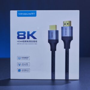 MINDPURE HDMI 8K 2.1 ALUMINIUM ALLOY CABLE BLACK 2M LX10470