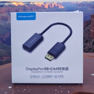 MINDPURE DP MALE TO HDMI FEMALE CONVERTER 4K*2K BLACK LX10205
