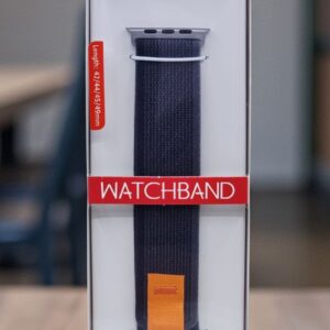 YESIDO APPLE WATCH SPORTS LOOP BAND 49MM BLACK GRAY WB25