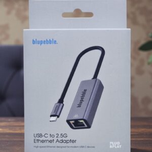 BLUPEBBLE USB-C TO 2.5G ETHERNET ADAPTER GRAY BP-C2RJ45-GY