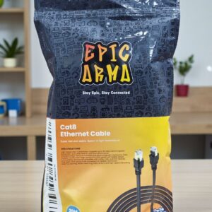 EPICARMA CAT8 ETHERNET CABLE 20M EA-CAT820M-BK