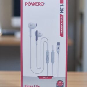 POWERO PLUS PULSE LITE WIRED EARPHONE 1.2M TYPE C WHITE PR-PLSTEPTC