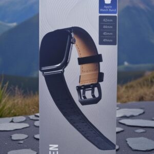BLUPEBBLE APPLE WATCH STRAP ULTRA AND SERIES 11 ORLEN SERIES 49/45/44/42MM BLACK BP-ORLEN-BK