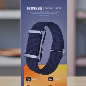EPICARMA FITNESS TRACKER BAND WITH EXTRA BAND INCLUDED BLACK EA-FB003-BK
