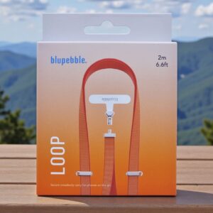 BLUPEBBLE MOBILE LOOP STRAP ORANGE BP-LOOP-OR