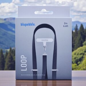 BLUPEBBLE MOBILE LOOP STRAP BLACK BP-LOOP-BK