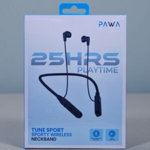 PAWA TUNE SPORT SPORTY WIRELESS NECKBAND BLACK WBTNK150-BK
