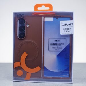 SAMSUNG GALAXY FOLD 7 LUXURY CASE WITH MAGSAFE BROWN