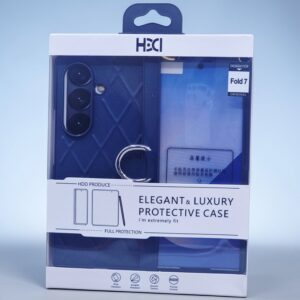 SAMSUNG GALAXY FOLD 7 ELEGANT LUXURY CASE BLUE