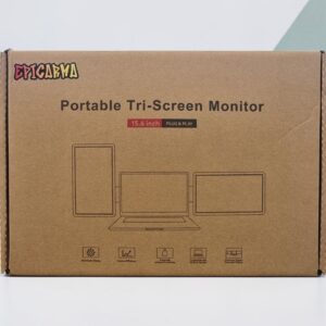 EPICARMA 15.6 INCH PORTABLE TRI-SCREEN MONITOR BLACK EA-PTMS9H-BK