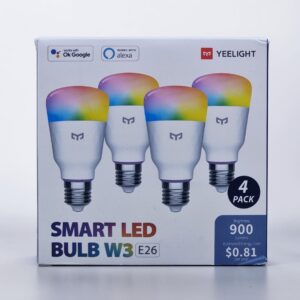 YEELIGHT SMART LED BULB W3 PACK OF 4 E26