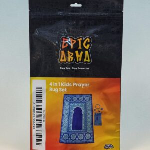 EPICARMA 4 IN 1 KIDS PRAYER RUG SET BLUE EA-KP4N1-BL