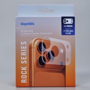 BLUPEBBLE IPHONE 17 PRO MAX GRAPHENE CAMERA FRAME PROTECTION FILM CLEAR BP-CMFLM17PM-CL