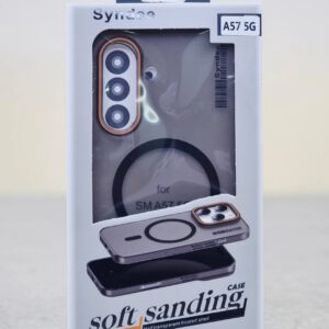 SYNDEE SAMSUNG A57 SOFT SANDING MAGSAFE CASE BLACK