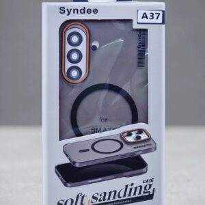 SYNDEE SAMSUNG A37 SOFT SANDING MAGSAFE CASE BLACK