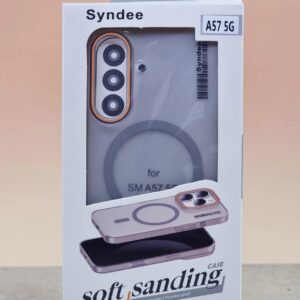 SYNDEE SAMSUNG A57 SOFT SANDING MAGSAFE CASE WHITE