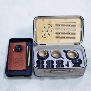 CERAMIC PORTABLE TEA SET