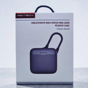 PGYTECH CREATEMATE HIGH-SPEED MINI CARD READER WITH STORAGE CASE BLACK P-GM-393