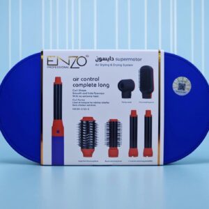 ENZO PROFESSIONAL AIR STYLING AND DRYING SYSTEM BLUE RED EN-4133-3