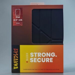 EPICARMA IPAD 10.9 INCH 2025 SLEEK STRONG SECURE CASE BLACK EA-IPA16109-BK