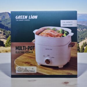 GREEN LION MULTI-POT ELECTRIC COOKER 2.5L 1000W WHITE GNMLTPTECWH