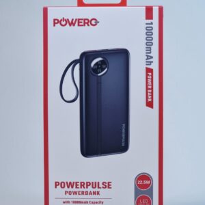 POWERO PLUS POWER PULSE POWER BANK WITH 10000MAH CAPACITY 22.5W BLACK PR-PPPBPD10-BK