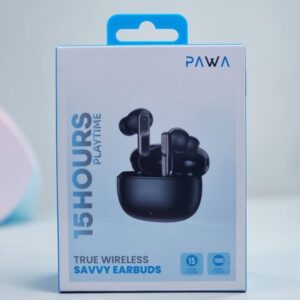 PAWA SAVVY TRUE WIRELESS EARBUDS BLACK PW-EBW057-BK