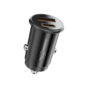 PORODO BLUE DULA PORT 30W CAR CHARGER WITH USB C TO LIGHTNING CABLE BLACK PB-FWCH037-BK-L