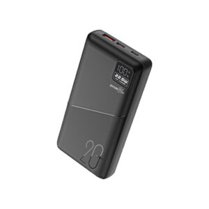 Never run out of power again with the Porodo Blue 20000mAh Quick Charge Power Bank.
