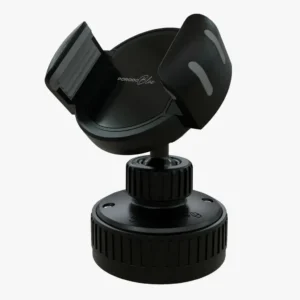 PORODO BLUE CAR PHONE HOLDER MULTI SURFACE MOUNTING BLACK PBCT02BK