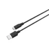 Powerology USB-A to Lightning Cable 1.2M Black