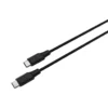 Get the ultimate combination of speed, strength, and style with the Powerology Power Sync Flex USB-C to USB-C Cable in sleek black.