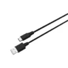 Upgrade your everyday charging routine with the Powerology Power Sync Flex USB-A to USB-C Cable in classic black.