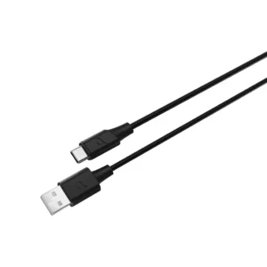 Upgrade your everyday charging routine with the Powerology Power Sync Flex USB-A to USB-C Cable in classic black.