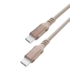 Upgrade your charging and data transfer experience with the Powerology Power Sync Weave USB-C to USB-C Cable