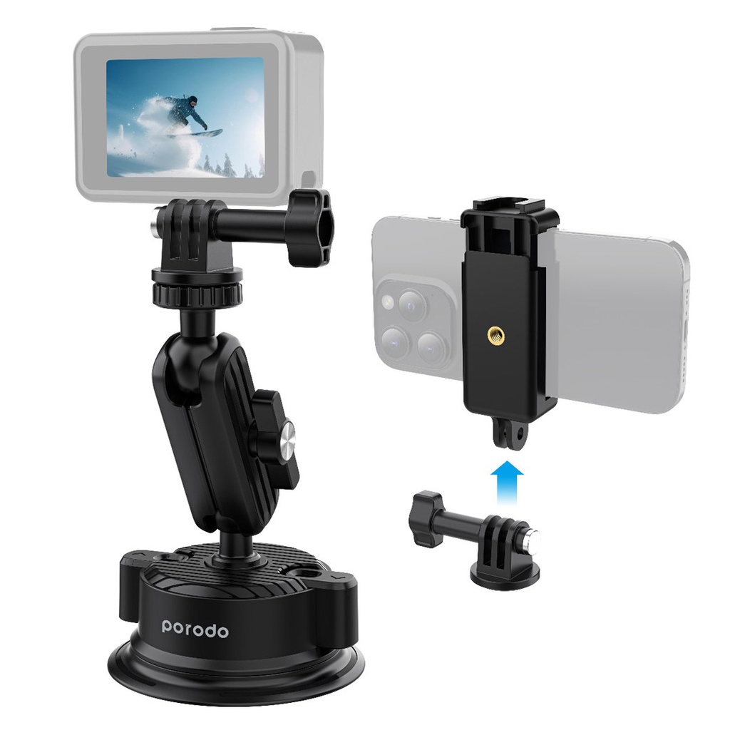 Porodo 2-in-1 Mobile & Camera Mount