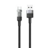 Power up your devices with confidence using the Porodo USB-A to USB-C Braided Cable.