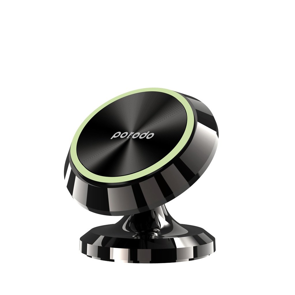 Porodo 360° Swivel Magnetic Car Mount - Black (PD-3CDMGCR-BK), Universal Phone Holder - Image 3