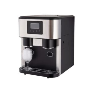 Porodo Lifestyle Instant Ice & Cold Water Fusion Machine (Crushed Ice/Ice Cube Modes) - Black