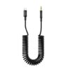 Porodo 3.5mm Type C AUX Coiled Cable 1.2M