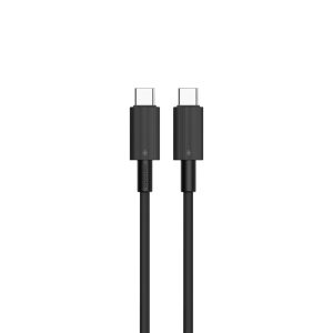 PORODO USB-C TO USB-C DURABLE CHARGING CABLE PD60W BLACK PDCBL0003BK