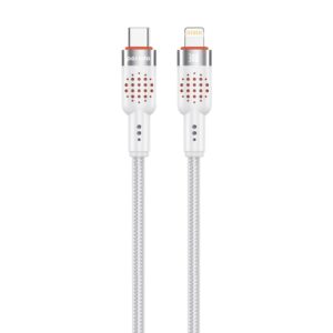 Upgrade your charging experience with the PORODO USB-C to Lightning Aluminium Braided Cable PD30W.