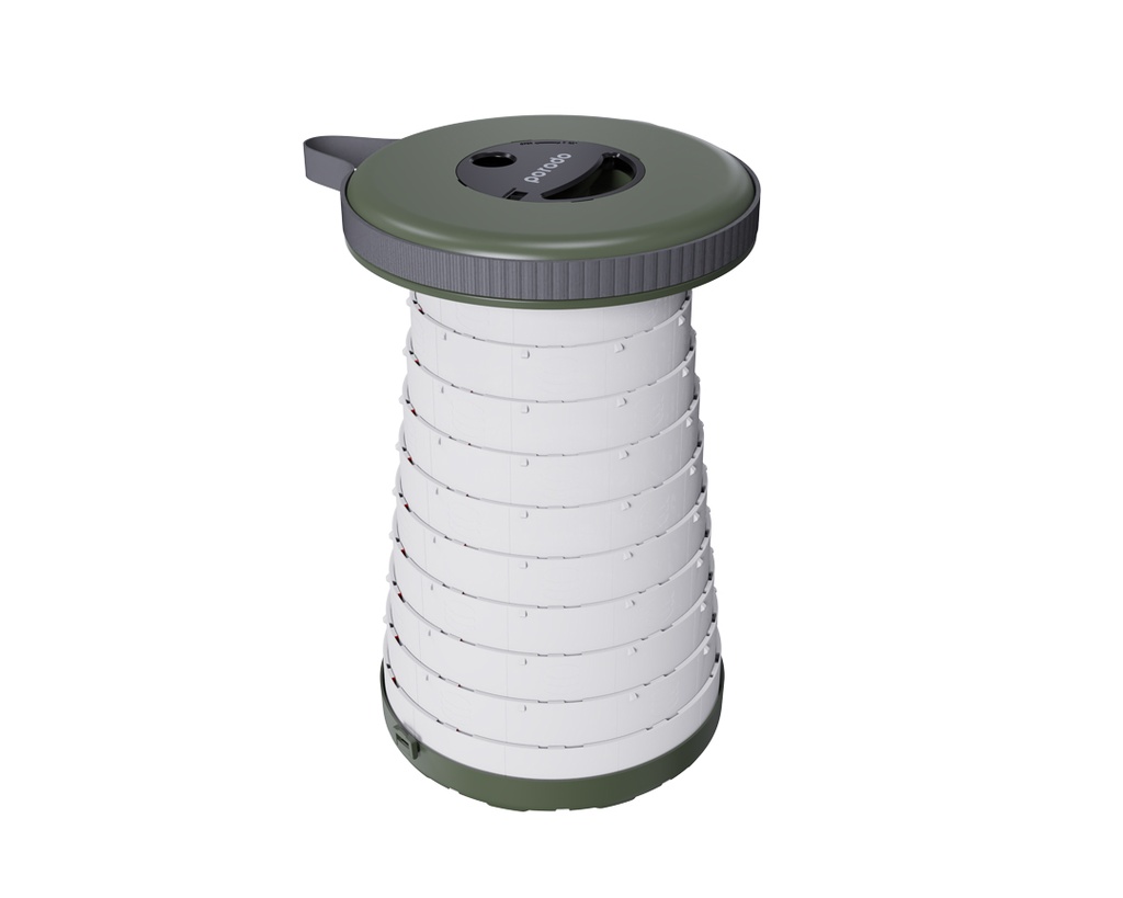 PORODO Portable Folding Seat Outdoor with Light